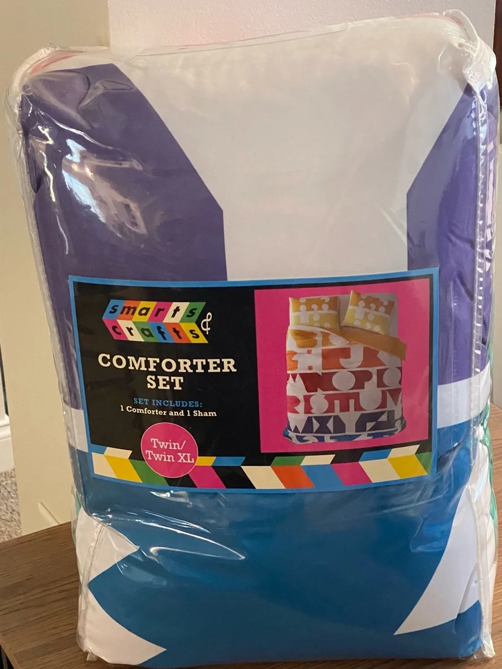 Twin/Twin XL Rainbow Alphabet Comforter Set